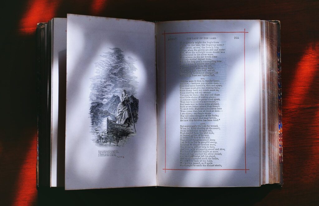 Photography of Opened Book