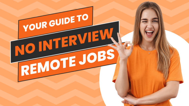 No Interview Remote Jobs That Are Crushing It